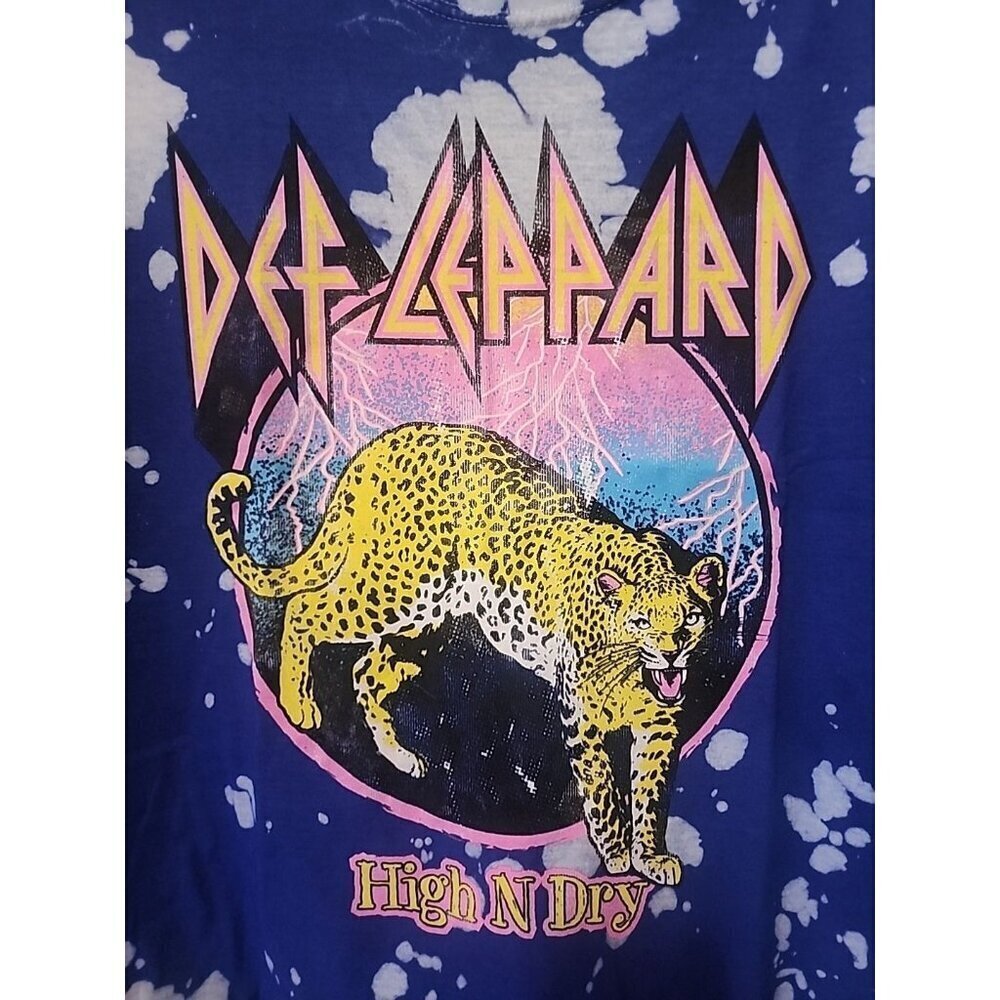 Def Leppard T Shirt High N Dry Tour New Licensed Heavy Metal Rock XL A108